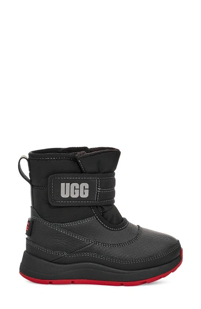 Shop Ugg Taney Weather Water Repellent Genuine Shearling Lined Boot In Black