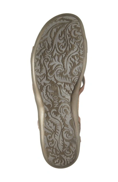 Naot Dorith Sandal In Chestnut Leather