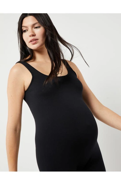 A Pea In The Pod Seamless Maternity Bodysuit In Black