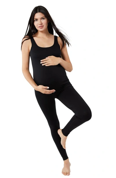 A Pea In The Pod Seamless Maternity Bodysuit In Black
