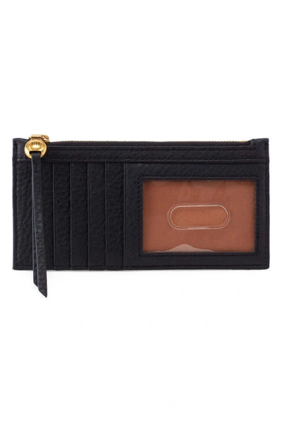 Hobo Carte Leather Wallet In Black