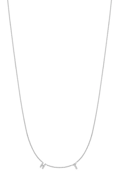 Bony Levy Icon Personalized Diamond Charm Necklace In 18k White Gold - 2 Charms