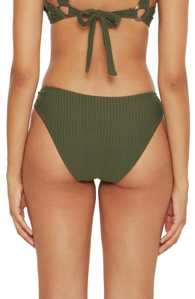 Shop Becca Line & Sand Hipster Bikini Bottoms In Cactus