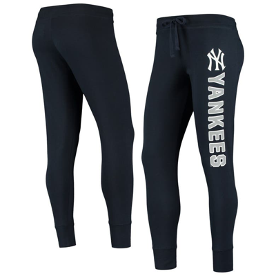 Shop New Era Navy New York Yankees Tri-blend Pants