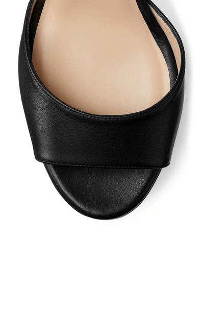 Stuart Weitzman Buckled Platform Sandals In Black