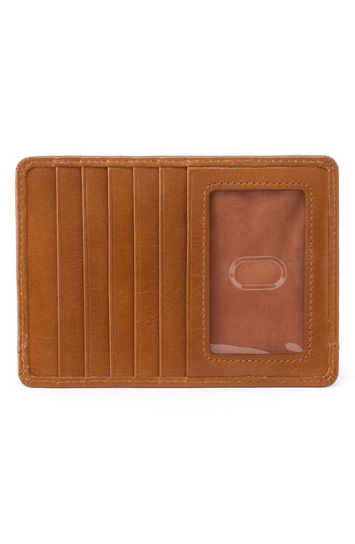 Shop Hobo Euro Slide Credit Card Case Holder In Truffle