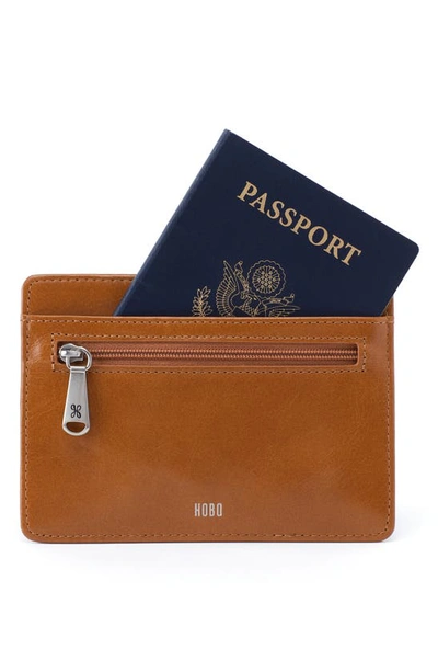 Hobo Euro Slide Credit Card Case Holder In Truffle