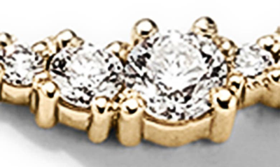 Lana Solo Cluster Ombre Necklace With Diamonds In Yellow