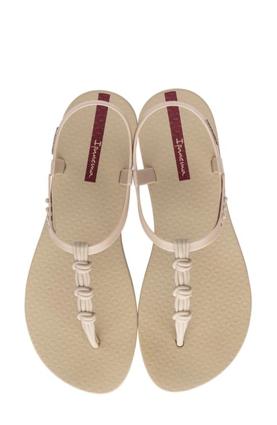 Shop Ipanema Link T-strap Sandal In Beige