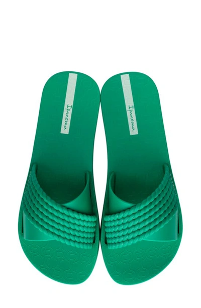 Shop Ipanema Street Ii Slide Sandal In Green/ Green