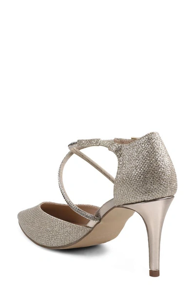 Paradox London Pink Kennedy Pointed Toe Pump In Champagne