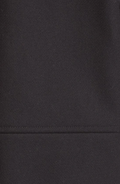 Shop Frame Harrington Virgin Wool Blend Jacket In Noir