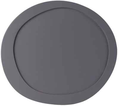 Shop Valerie Objects Gray Medium Inner Circle Tray In Grey