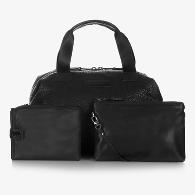 Shop Tiba + Marl Black Holdall Changing Bag (58cm)