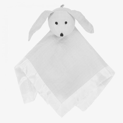 Shop Aden + Anais Grey Cotton Muslin Bunny Doudou (41cm)