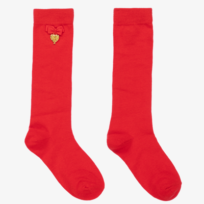 Shop Angel's Face Girls Red Long Socks