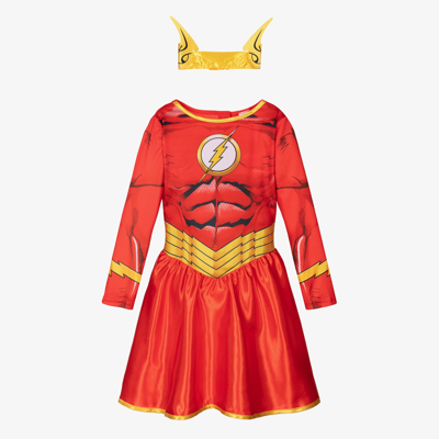 Shop Dress Up By Design Girls Red 'the Flash' Costume