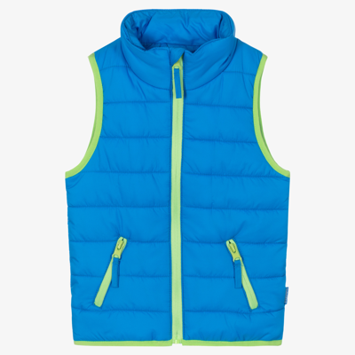 Shop Playshoes Bright Blue Puffer Gilet