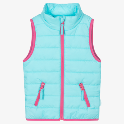Shop Playshoes Turquoise Blue Puffer Gilet