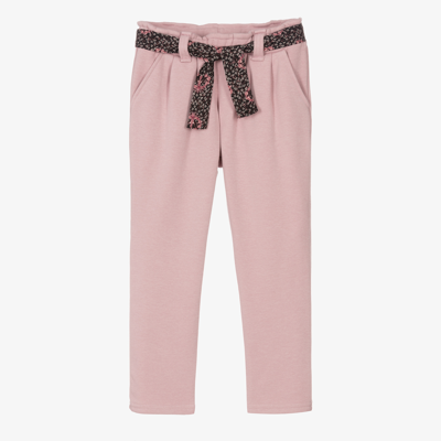 Shop Ikks Girls Pink Belted Trousers