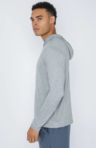 Shop 90 Degree By Reflex Hooded Pullover In Heather Grey