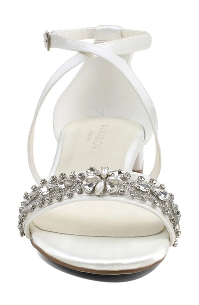 Paradox London Pink Elyse Sandal In Ivory