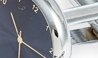 Clifton Wilson Clock Cuff Link & Stud Set In Silver
