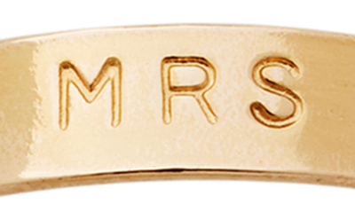 Shop Made By Mary Amara Mrs Ring In Gold