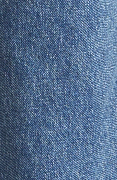 Frame Blue Boxy Clayton Jeans In Clayton Rips