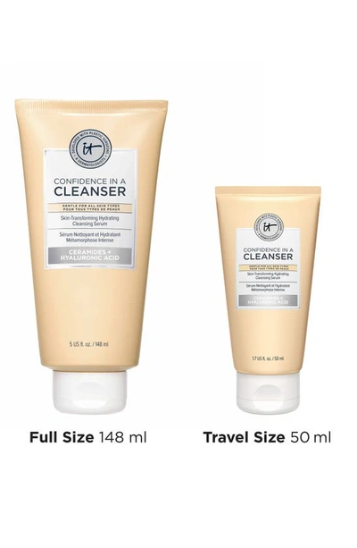 It Cosmetics Confidence In A Cleanser Hydrating Facial Cleanser Serum 5 oz/ 148 ml