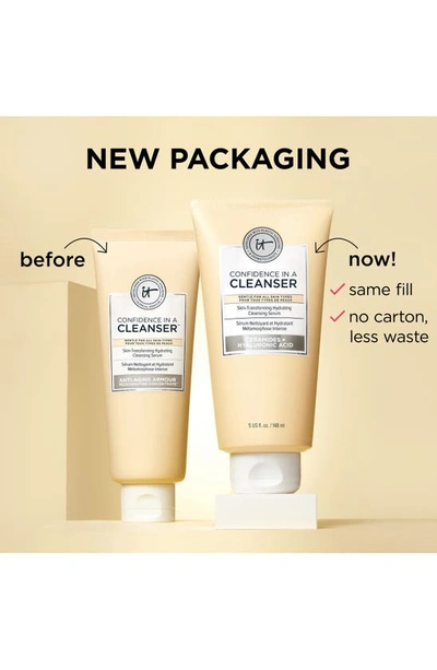 It Cosmetics Travel Size Confidence In A Cleanser Hydrating Face Wash, 1 Fl.oz