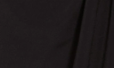 Renee C Gathered Knit Skirt In Black