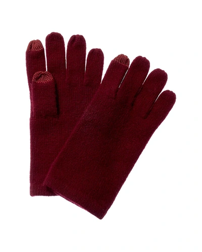 Shop Phenix Cashmere Tech Gloves In Red