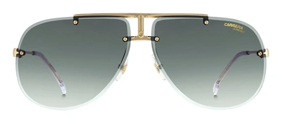 Shop Carrera 1052/s 9k 0loj Aviator Sunglasses In Green
