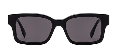 Shop Fendi Fe40050i 01v Square Sunglasses In Blue