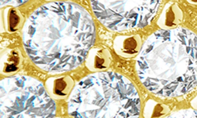 Sterling Forever 14k Yellow Gold Plated Sterling Silver Cubic Zirconia Star Stud Earrings In Gold