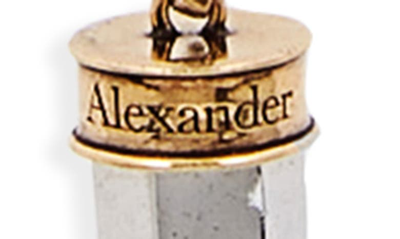 Shop Alexander Mcqueen Punk Stud Layered Pendant Necklace In Silver/ Gold