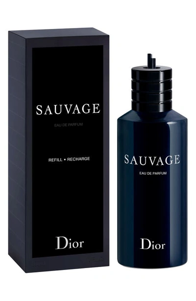 Shop Dior Sauvage Eau De Parfum, 10 oz In Refill