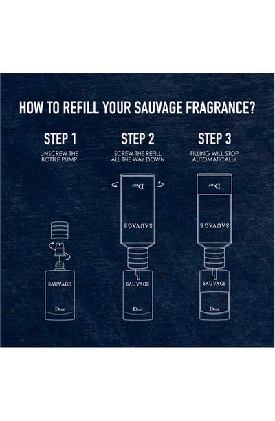 Dior Men's Sauvage Eau De Toilette Refill, 10-oz. In Refill