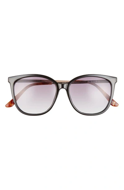 Shop Aire Lacerta 54mm Gradient Square Sunglasses In Black