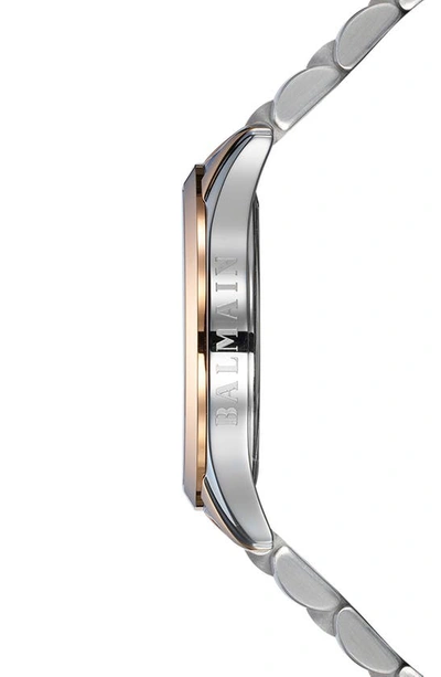 Shop Balmain Classic R Two-tone Bracelet Watch, 34mm In Two Tone