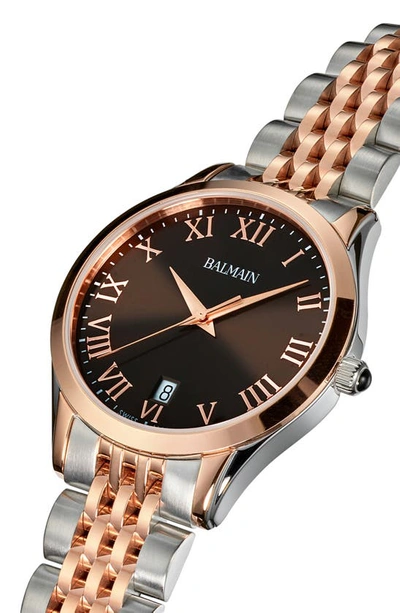 Balmain Watches Classic R Two-tone Bracelet Watch, 34mm In Two Tone