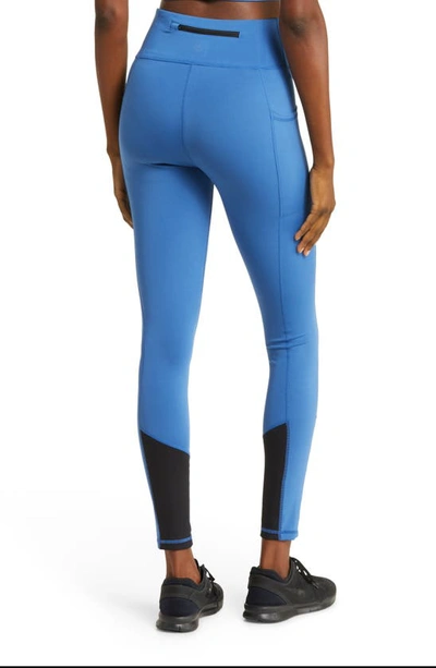 Tomboyx Pocket Ankle Leggings In Chrome Blue
