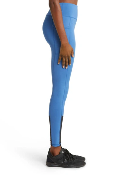 Tomboyx Pocket Ankle Leggings In Chrome Blue