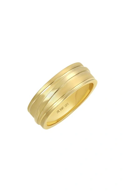 Shop Bony Levy 14k Gold Wide Band Ring In 14k Yellow Gold