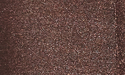 Steve Madden Isabel Metallic Shimmer Long Sleeve Zip Minidress In Copper