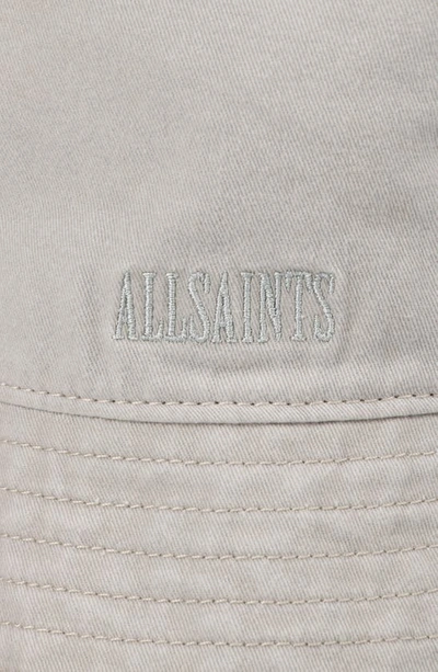Shop Allsaints Frayed Edge Bucket Hat In Tanned Taupe