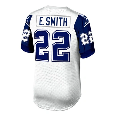 Mitchell & Ness Emmitt Smith White/navy Dallas Cowboys 1994 Authentic  Retired Player Jersey