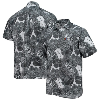 Tommy Bahama Black Nascar Coconut Point Playa Flora Camp Button-up Shirt In Green