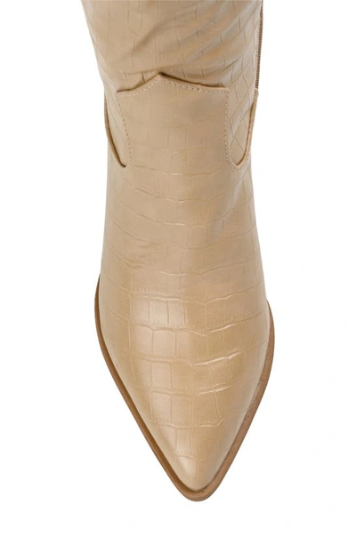 Journee Collection Foam Therese Boots In Tan